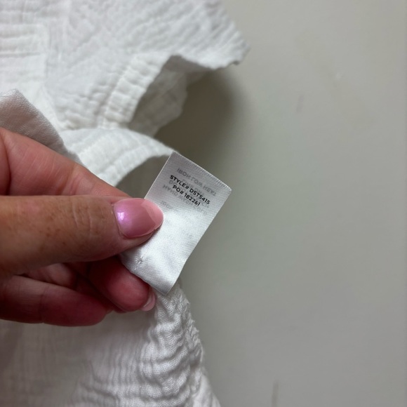 Lulus Cropped Gauzy Top - Picture 9 of 10